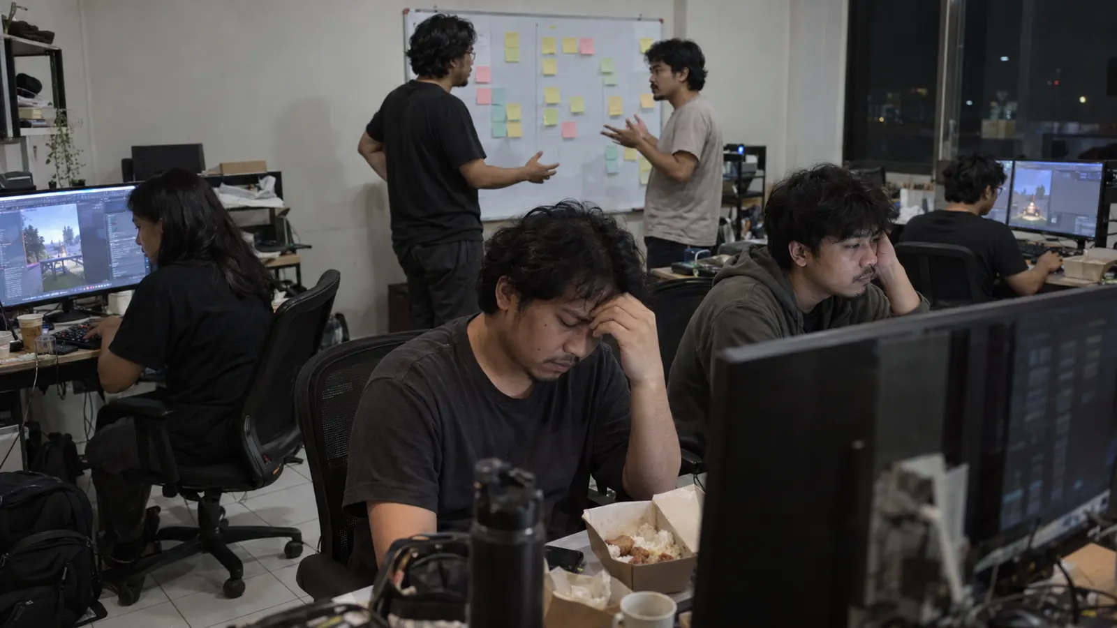 Tim studio game yang kewalahan dengan deadline dan rilis yang molor