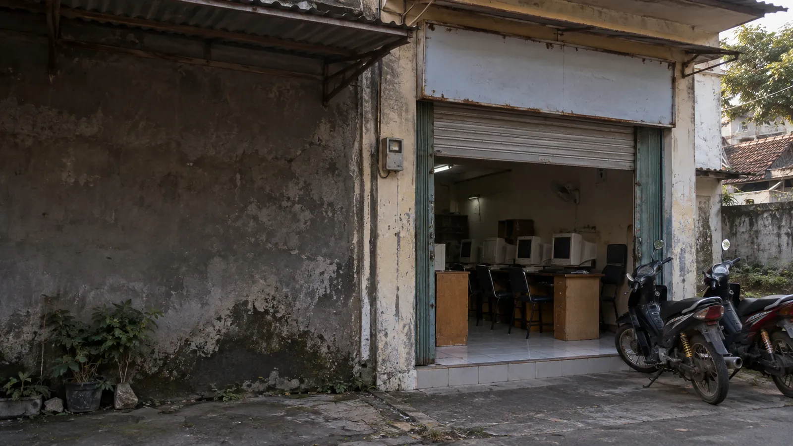 Warnet tempat Samuel pertama kali kenal game